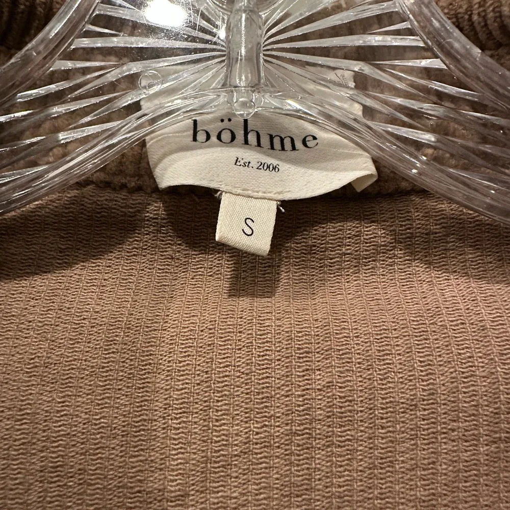 Brown Corduroy Button-down dress - Picture 2 of 3